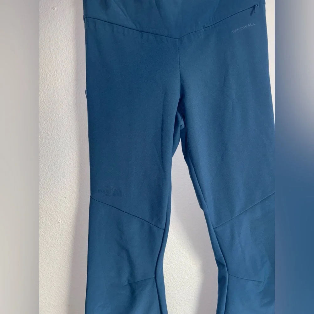The North Face Women Size 8 Blue Apex STH Softshell Windwall Ski Pants - Picture 3 of 6